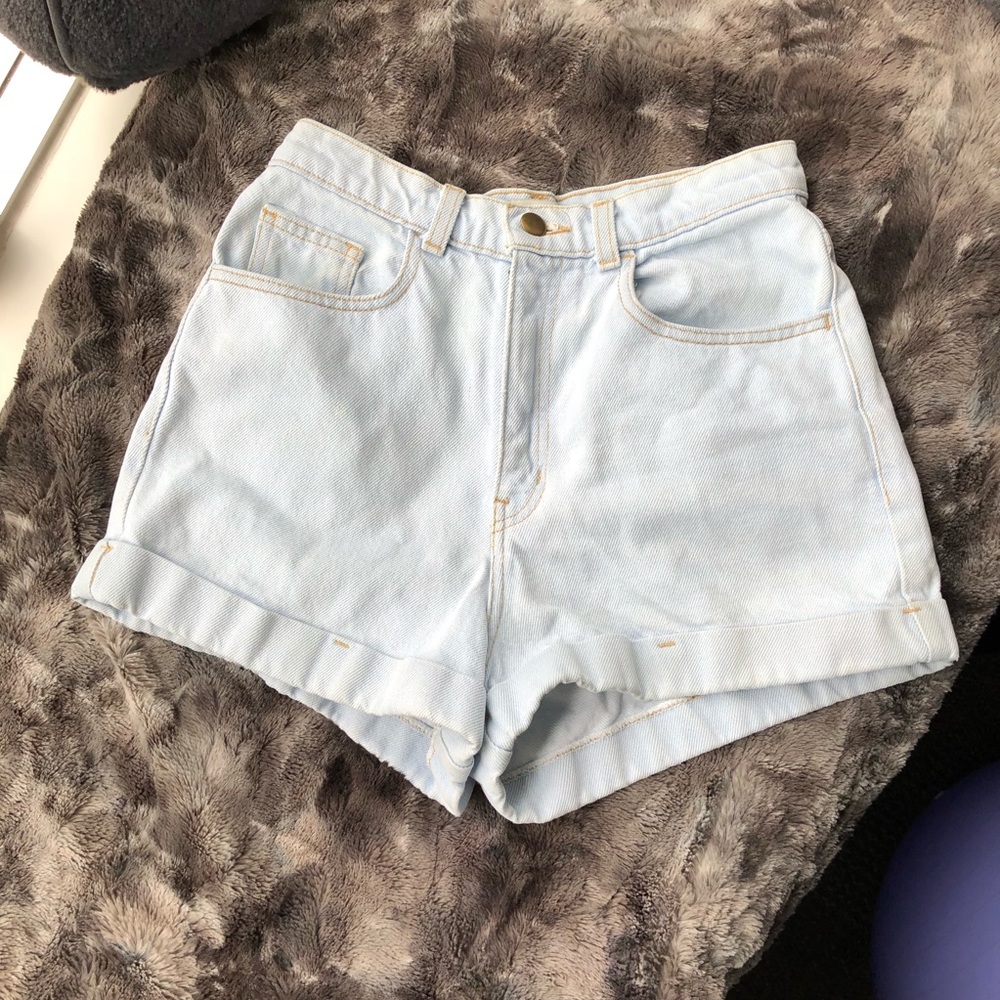 American Apparel High Waisted Shorts